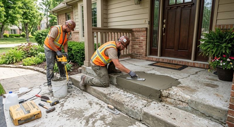 Concrete Step Repair Service