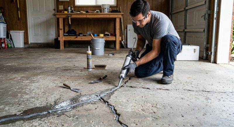 Garage Slab Repair in Des Moines, IA
